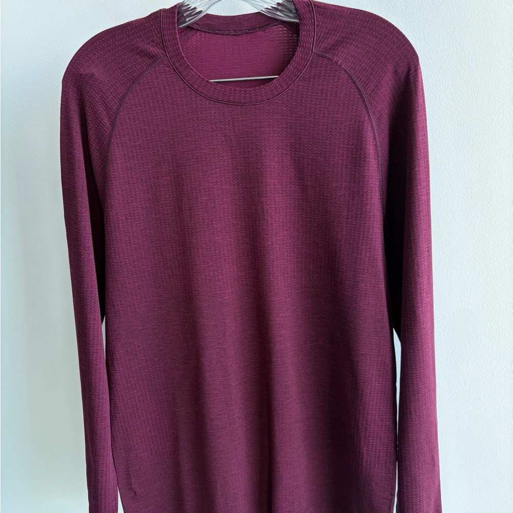lululemon athletica Burgundy Long Sleeve Shirt